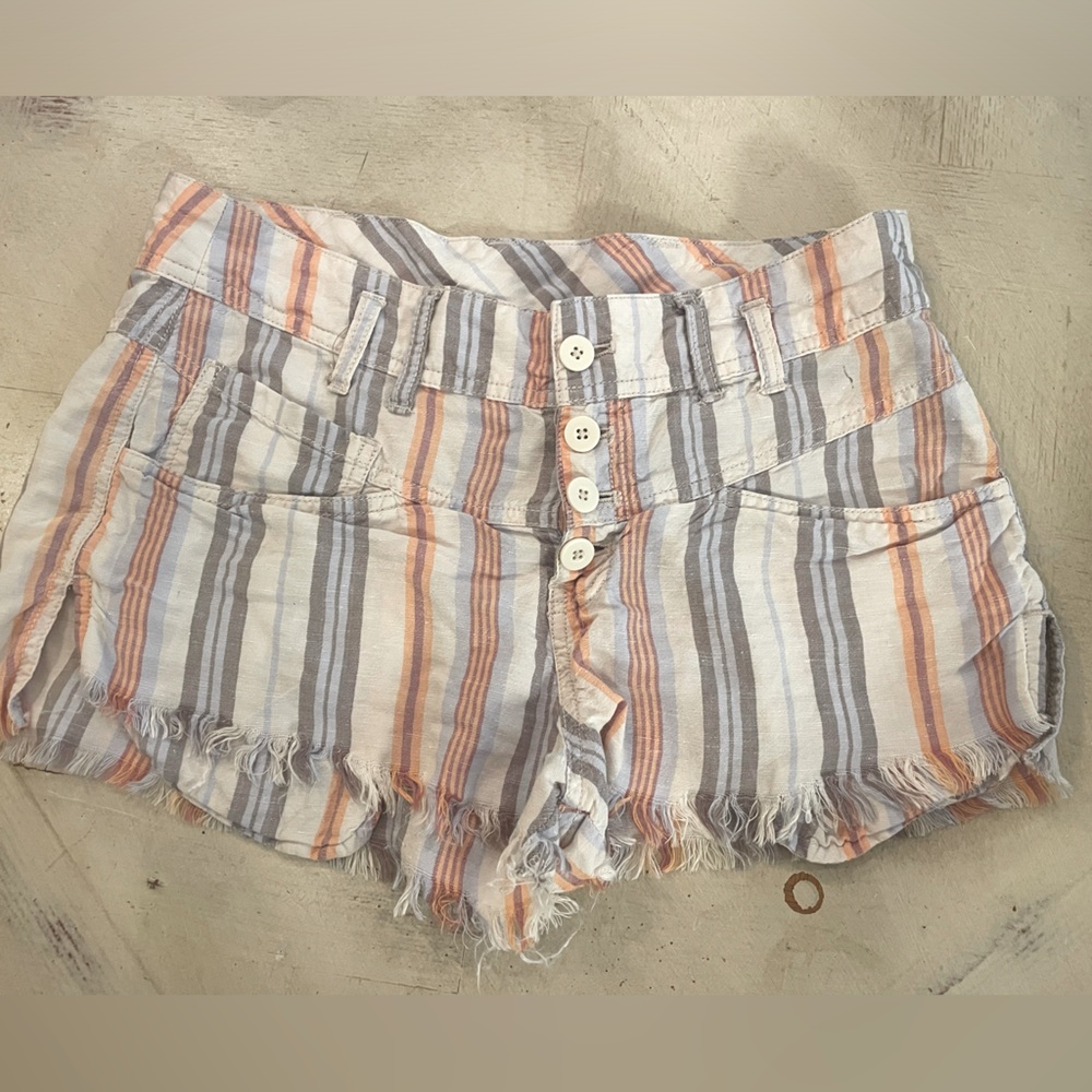 Free People linen shorts